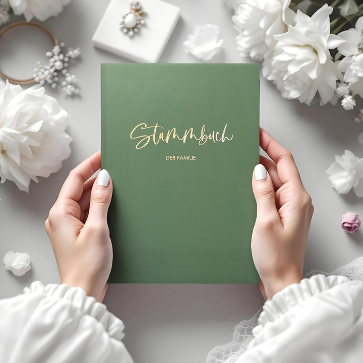 Stammbuch zur Hochzeit Standesamt - Stammbuch der Familie - Familienstammbuch inkl. 5 Seiten mit Reg