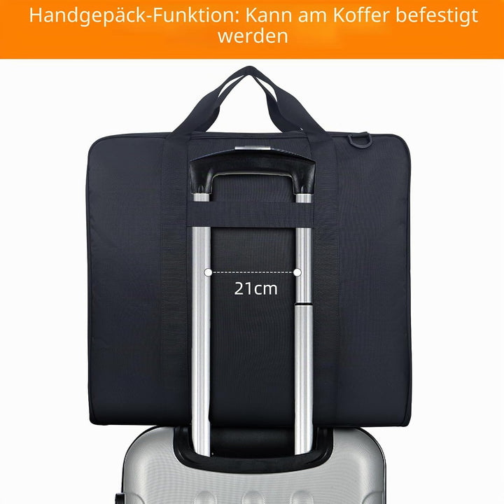 KINGSLONG Kleidersack Reisetasche Faltbare Anzugtasche für 3 Anzüge, 2 in 1 Kleidertasche Handgepäck