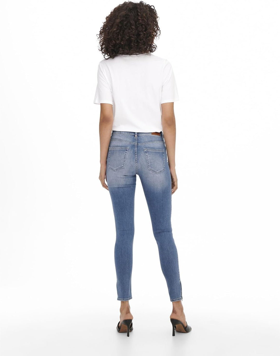 ONLY Female Skinny Jeans ONLBlush Mid Ankle Skinny Fit Jeans XS / 34L Light Medium Blue Denim, XS /
