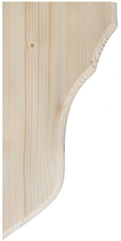 Balkonkonsole für Holzbalkon (2 Stück) - Fichte - 6028 (40x280x140mm)