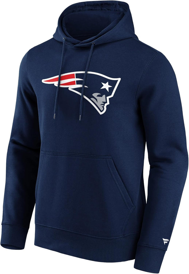 Fanatics New England Patriots Mid Essentials Crest Kapuzenpullover Herren dunkelblau / rot S, dunkel