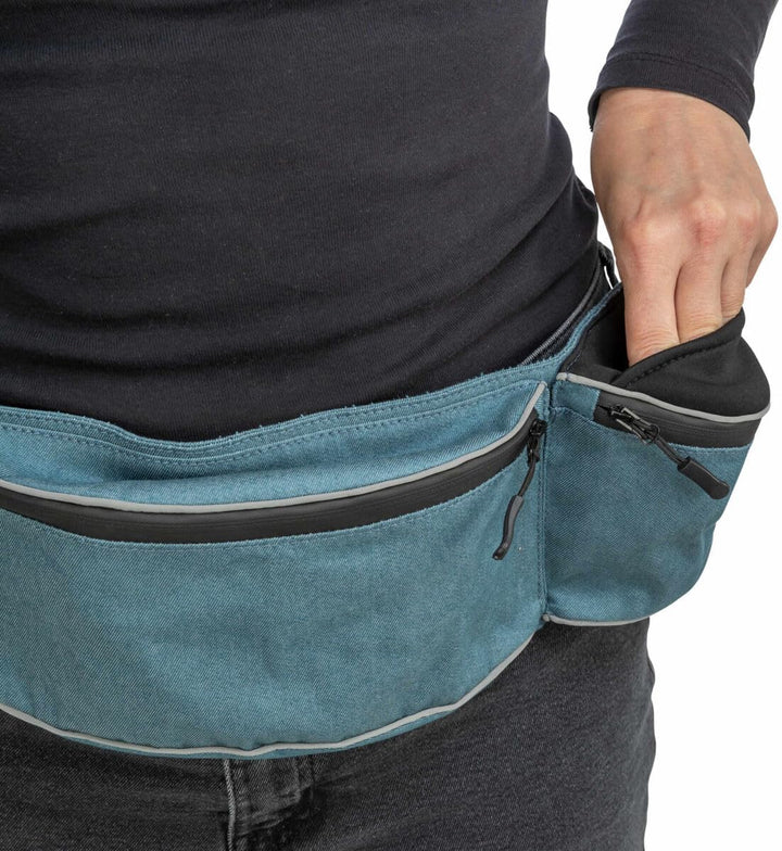 Hüfttasche Baggy Belt, Gurt: 62–125 cm, blau