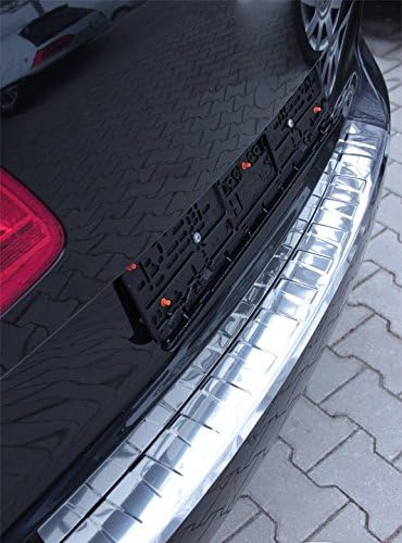 RECAMBO Ladekantenschutz Edelstahl kompatibel für VW TOURAN 2010-2015 1T3 - Hochglanz poliert, Chrom