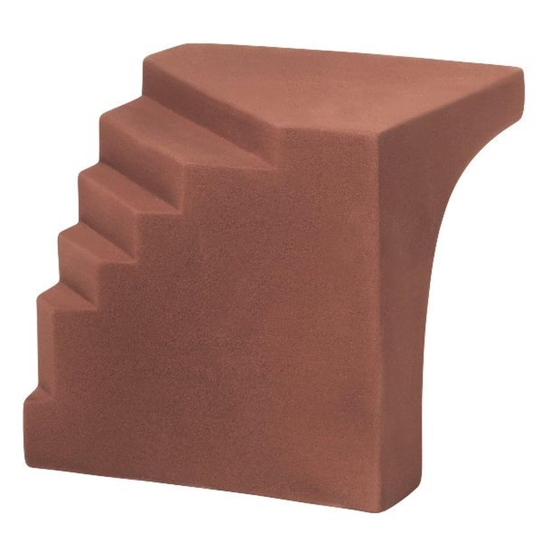 Kristina Dam Studio - Skulptur - Stair - Terrakotta - rot - 16,5 x 16,5 x 16,5 cm
