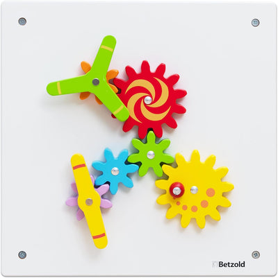 Betzold - Wandelemente Set, 6er-Set - Holz-Wandspiel Motorik für Kinder Nocolor, Nocolor