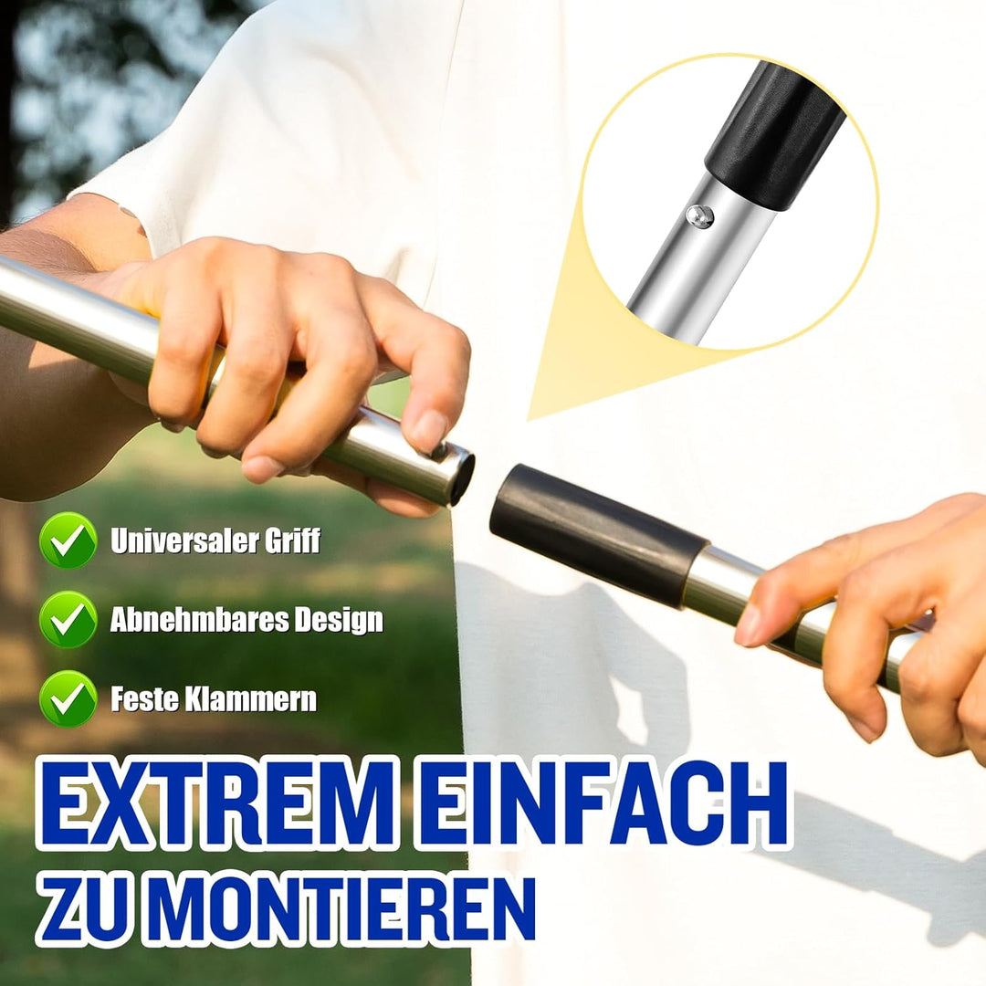 Snagle Paw Hundekotschaufel, 2 Stück Dog Pooper Scooper Hundekotschaufel und Harke Metall Rechen Keh