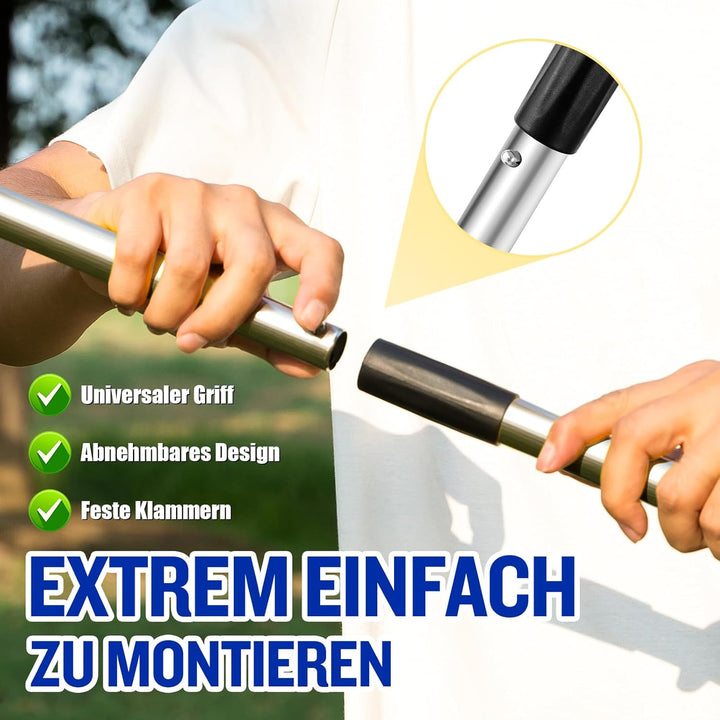 Snagle Paw Hundekotschaufel, 2 Stück Dog Pooper Scooper Hundekotschaufel und Harke Metall Rechen Keh