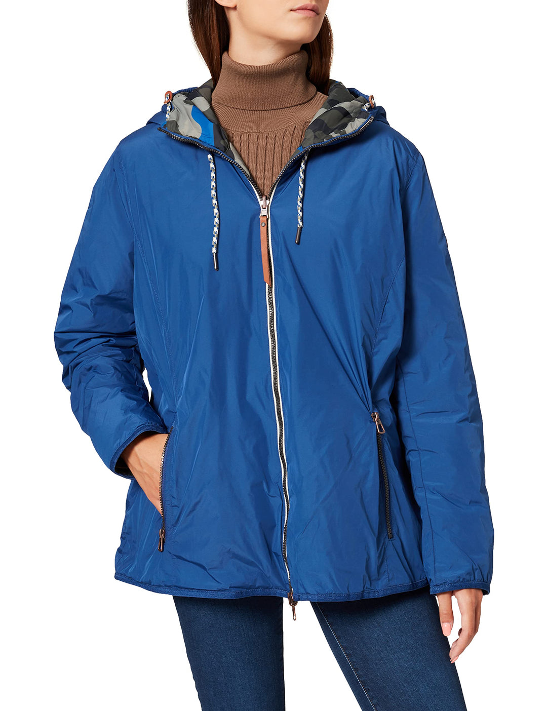 camel active Damen Jacke 38 Cobalt, 38 Cobalt