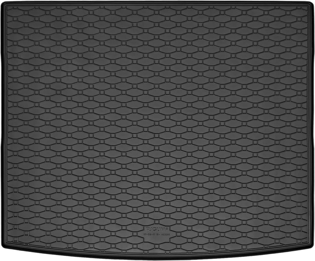 Passgenaue Kofferraumwanne und Gummifussmatten geeignet für BMW X1 F48 ab 2016 + Gurtschoner