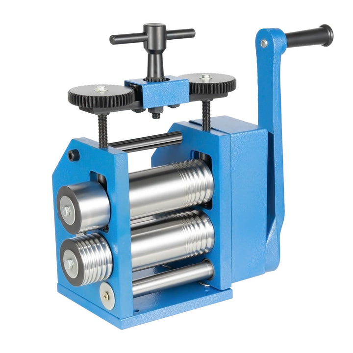 Handwalzwerk Maschine, 72 mm Schmuckwalzwerk, Manueller Walzwerk Kombinationswalzwerk für Schmuck De