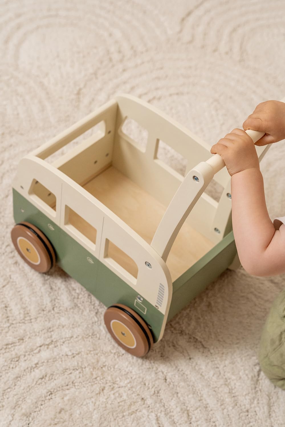 Little Dutch 7126 FSC Holz Laufwagen Camper Bus - Vintage