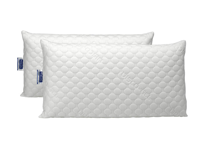 Todolit Viskoelastisches Kopfkissen mit Flocken 100% viskoelastisch. Viscogel-Stretch-Gewebe. Mittel
