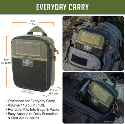 Maxpedition Beefy Pocket Organizer Tasche Einheitsgrösse Grün, Einheitsgrösse Grün