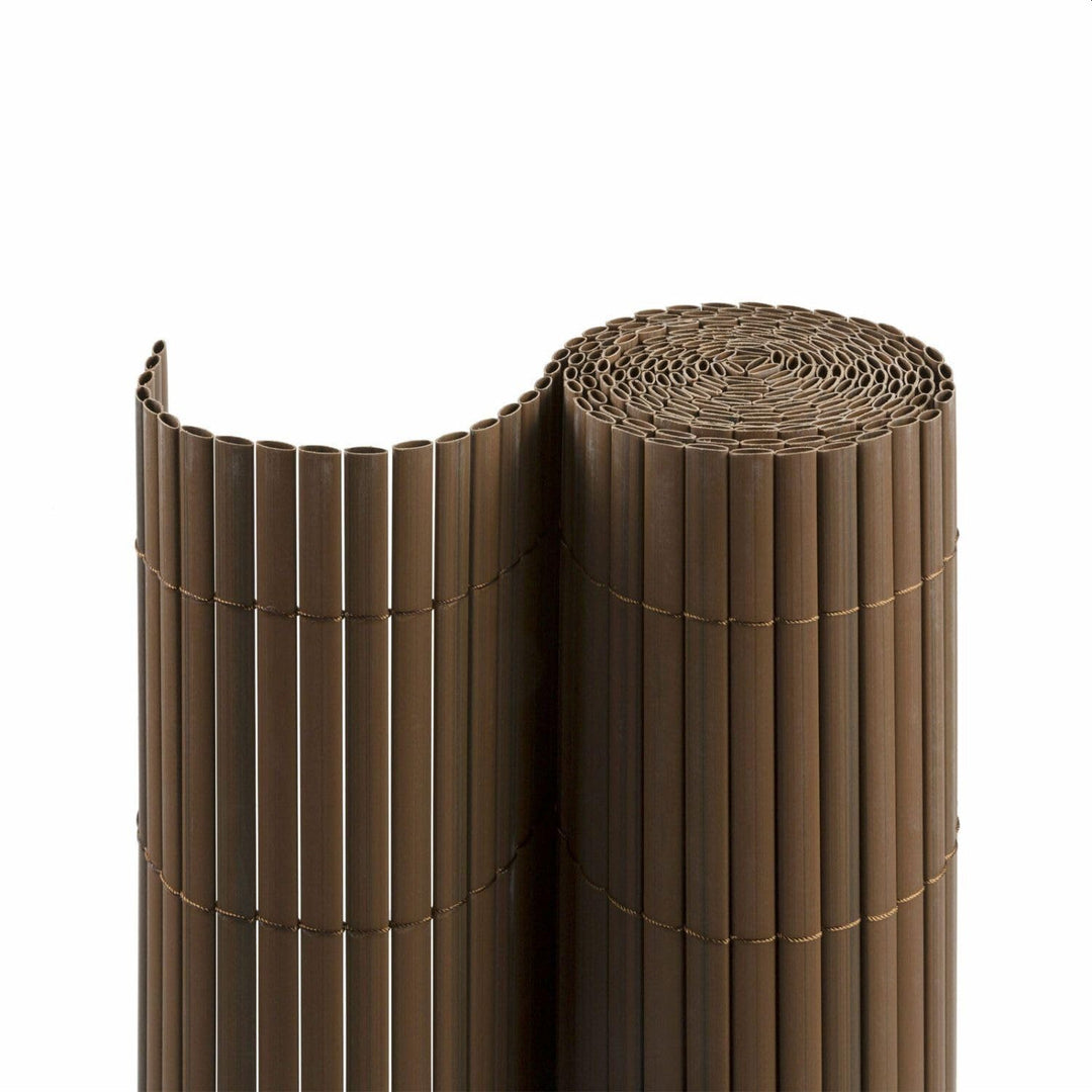 casmartis PVC Sichtschutzmatte - braun - 160 x 300 cm - Zaunsichtschutz, Sichtschutzzaun, Balkonverk