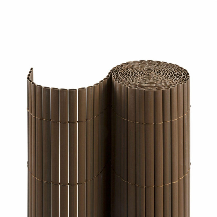 casmartis PVC Sichtschutzmatte - braun - 160 x 300 cm - Zaunsichtschutz, Sichtschutzzaun, Balkonverk