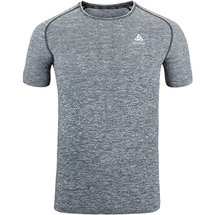 Odlo Herren Essential Seamless_313942 Shirt (1er Pack) XL Grey Melange, XL Grey Melange