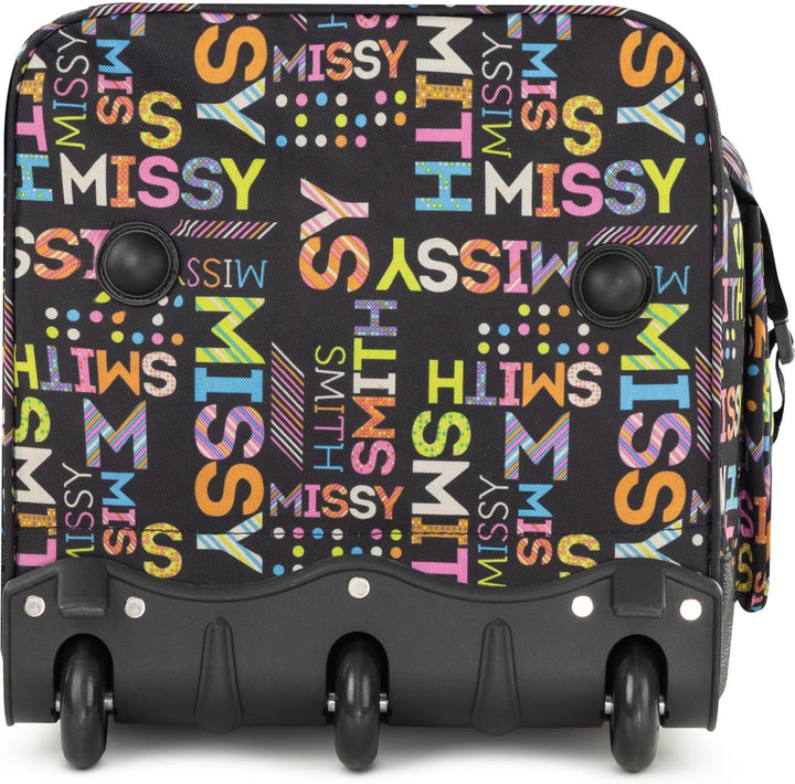 normani Reisetasche XXL Trolly mit Rollen Jumbo Travel Bag aus robustem Material Schwarz-missy / 80
