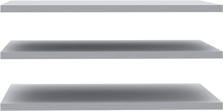 FORTE 3-er Einlegebödenset, Holzwerkstoff, Grau, 57.7 x 42 x 1.5 cm Grau 57.7 x 42 x 1.5 cm, Grau 57