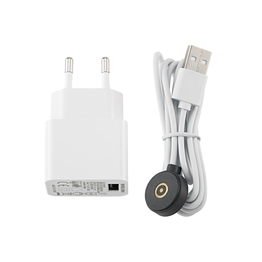 Sigor Easy-Connect puk Ladekabel inkl. Netzteil - Magnetisches Ladekabel für alle Akkuleuchten mit E