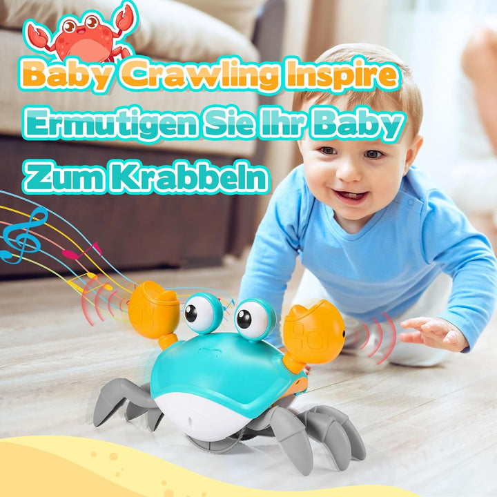 Krabbe Baby Spielzeug 6-12 Monate, Kinderspielzeug ab 1 2 3 4 Jahre Junge Mädchen Krabbelspielzeug B