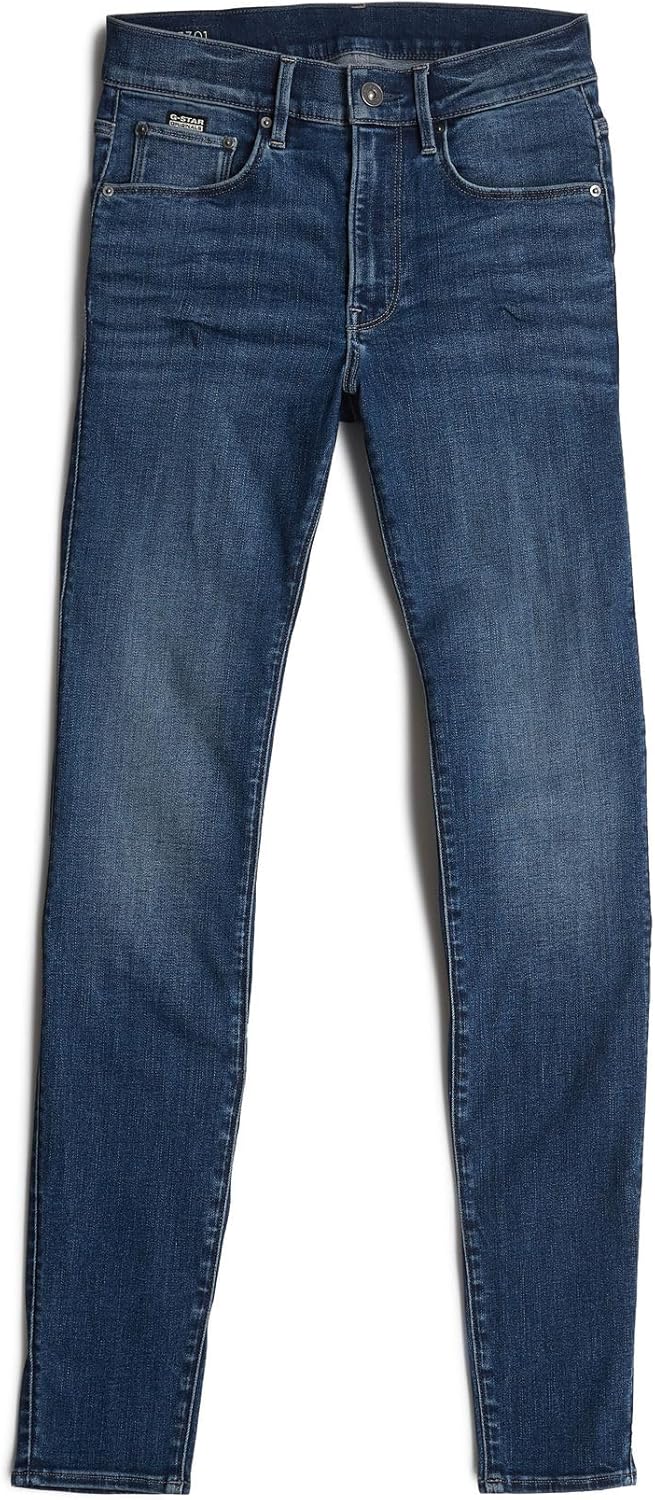 G-STAR RAW Damen Jeans 3301 Skinny Ankle Jeans 23W / 28L Blau (Medium Aged D05175-8968-071), 23W / 2