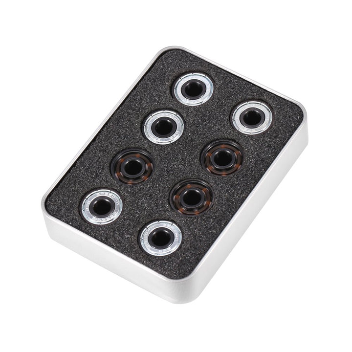 SALUTUYA 16pcs / Set Inline-Rollschuh, Hochgeschwindigkeits-608-Lager Einseitige Schild-Keramikkugel