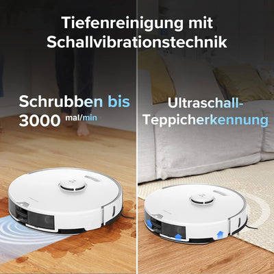 roborock S7 Pro Ultra 5100Pa Staubsauger Roboter mit Selbstwaschend/Selbstnachfüllend/Selbstentleere