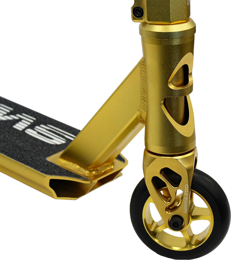 Cox Swain Stunt Scooter X-385, SCS-Kompression, CNC Fork, 100mm PU/Alu Rollen, ABEC 9, Kinder + Erwa