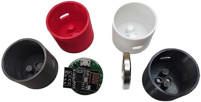 WiFi WLAN IR Schreib Lesekopf Volkszähler Smart Meter MQTT EHZ… (Rot), Rot