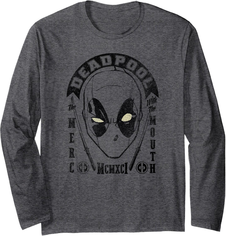 Marvel Deadpool Merc With Mouth 1991 Langarmshirt