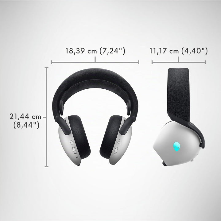 Alienware Tri-Mode Wireless Gaming Headset AW725H – Dolby Atmos, KI-Geräuschunterdrückung, AlienFX-R