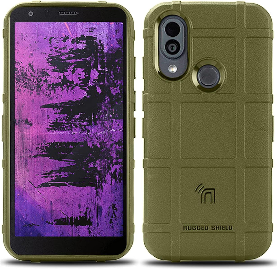 Nakedcellphone Special Ops Tactical Armor Rugged Shield Schutzhülle für CAT S62 PRO Smartphone, Anti