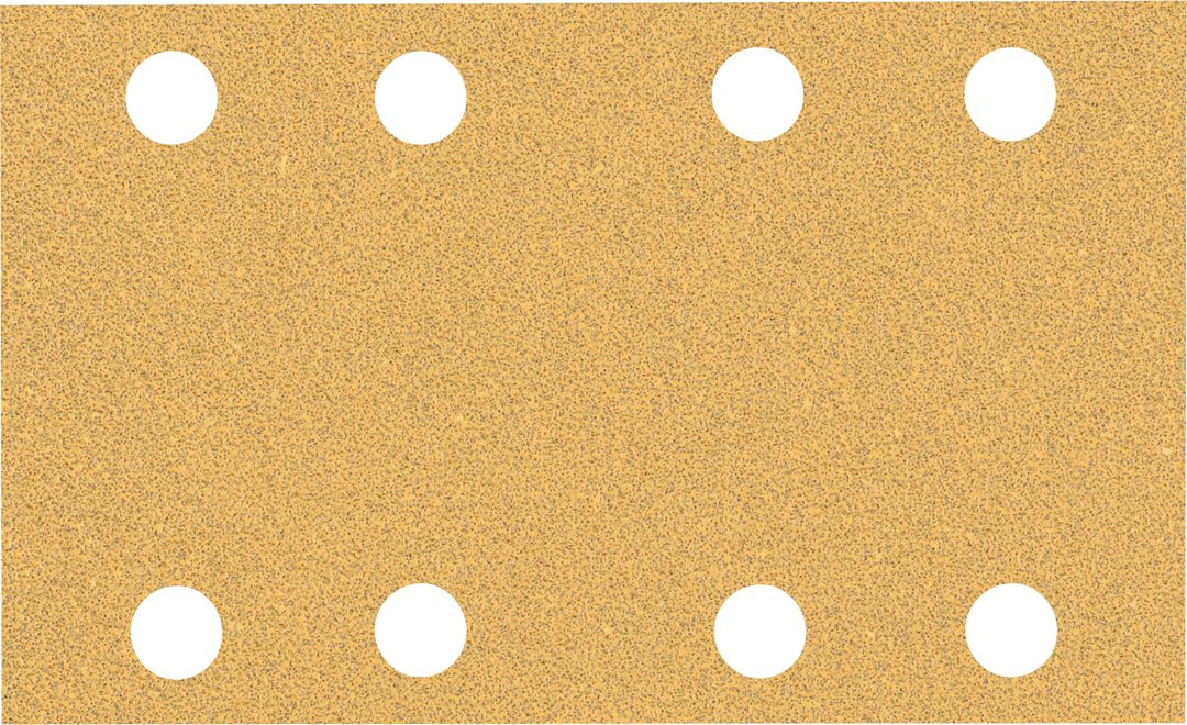 Bosch 50x EXPERT C470 Schleifblatt-Sets mit 8 Löchern (für Farbe auf Holz, Hartholz, Ø 80x133 mm, Kö