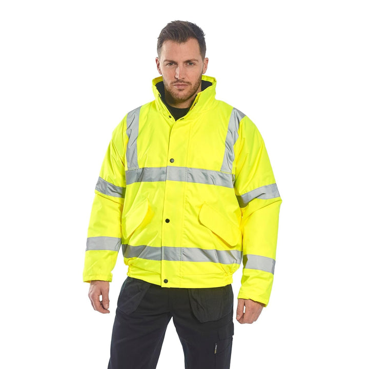 Portwest Bomberjacke mit Reflexstreifen Leuchtend gelb XXS, XXS