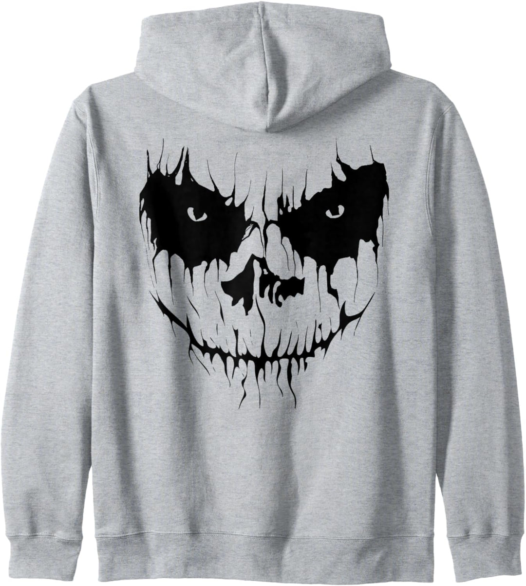 Totenkopf Skull Horror Schwarz Skulls Kapuzenjacke