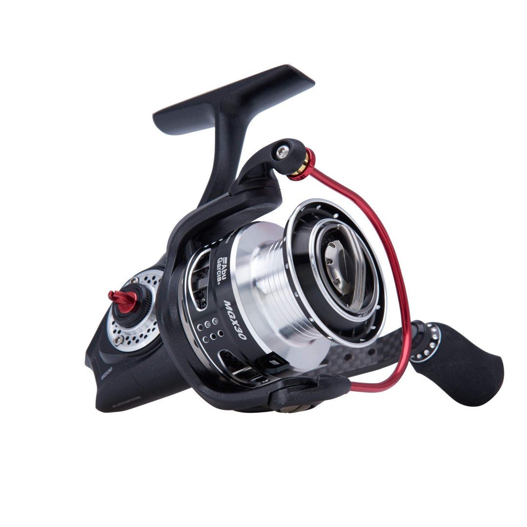Abu Garcia Revo MGX Spinnrolle – 11 Kugellager, Carbon-Matrix-Bremse, Drop Shot Keeper – Zum Süsswas