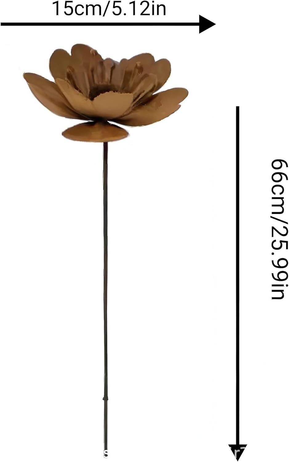 Gartendeko Set Rost Deko für Rostige Gartendeko Cortenstahl Gartenstecker rost Metall Blume Mohn Ran