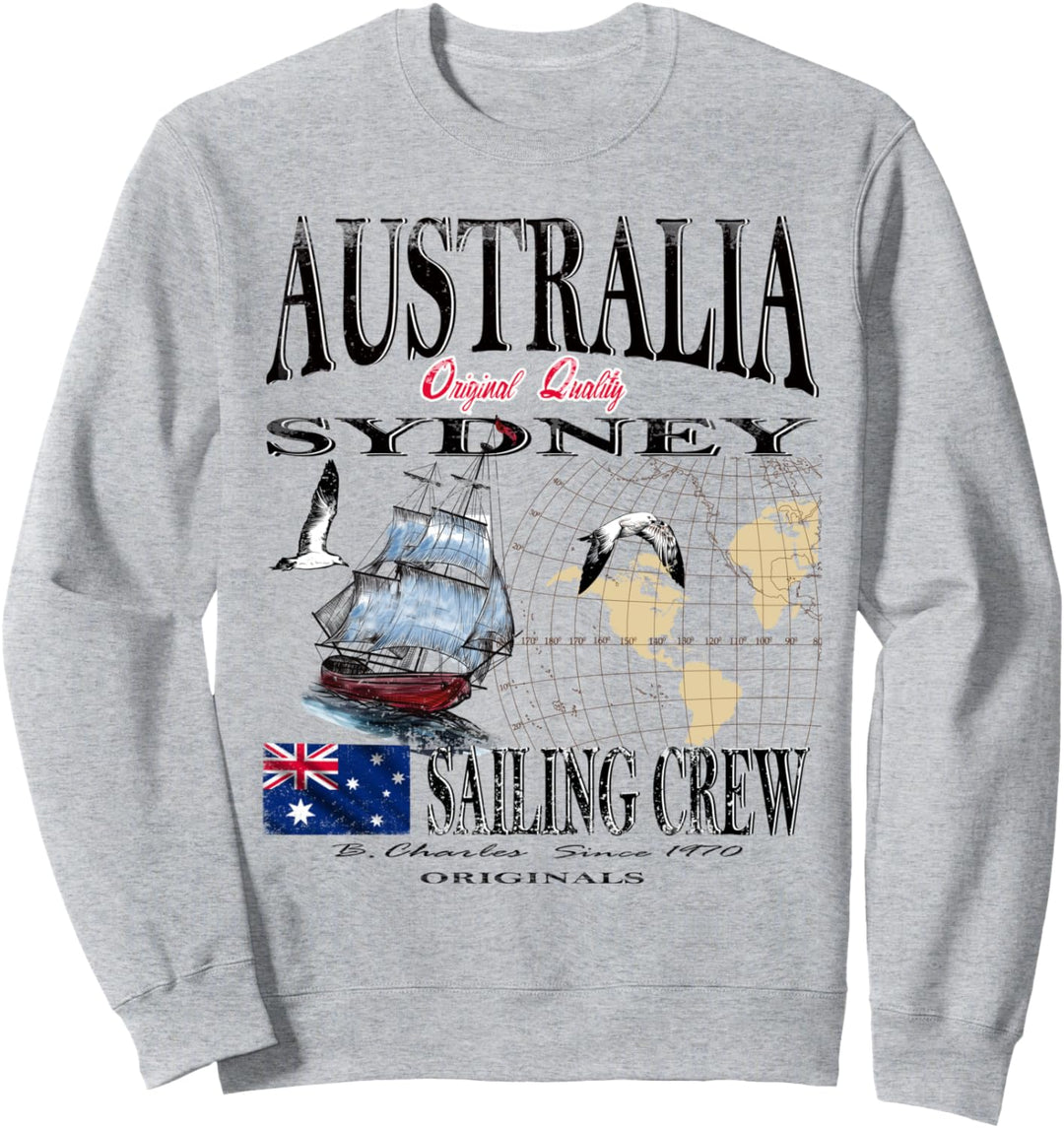 Sydney Australia Segelcrew Sweatshirt