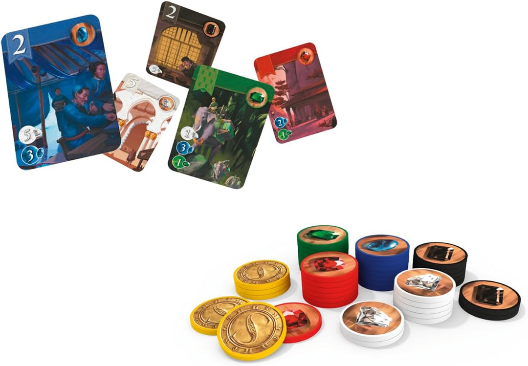 Asmodee | UNBOX NOW | Space Cowboys | Splendor | Grundspiel | Familienspiel | Nominiert zum Spiel de