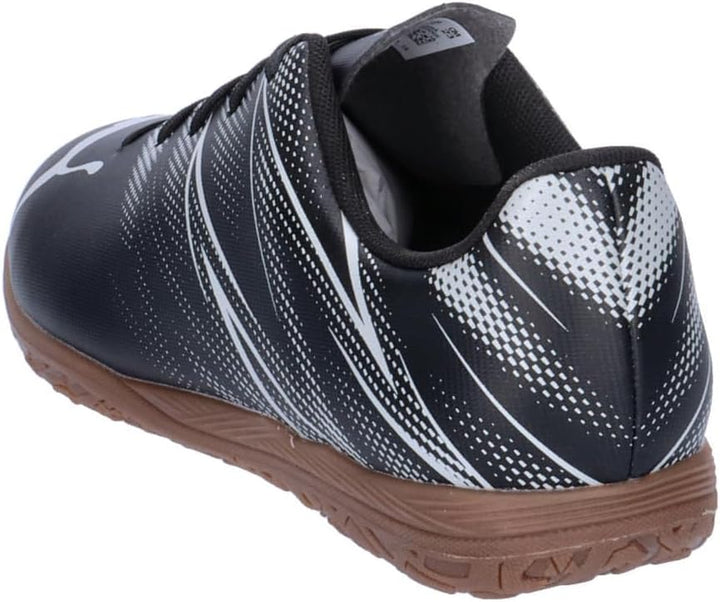 PUMA Unisex Kinder Attacanto Turf Training Soccer CleatsSneaker 32.5 EU Puma Schwarz Silber Mist, 32