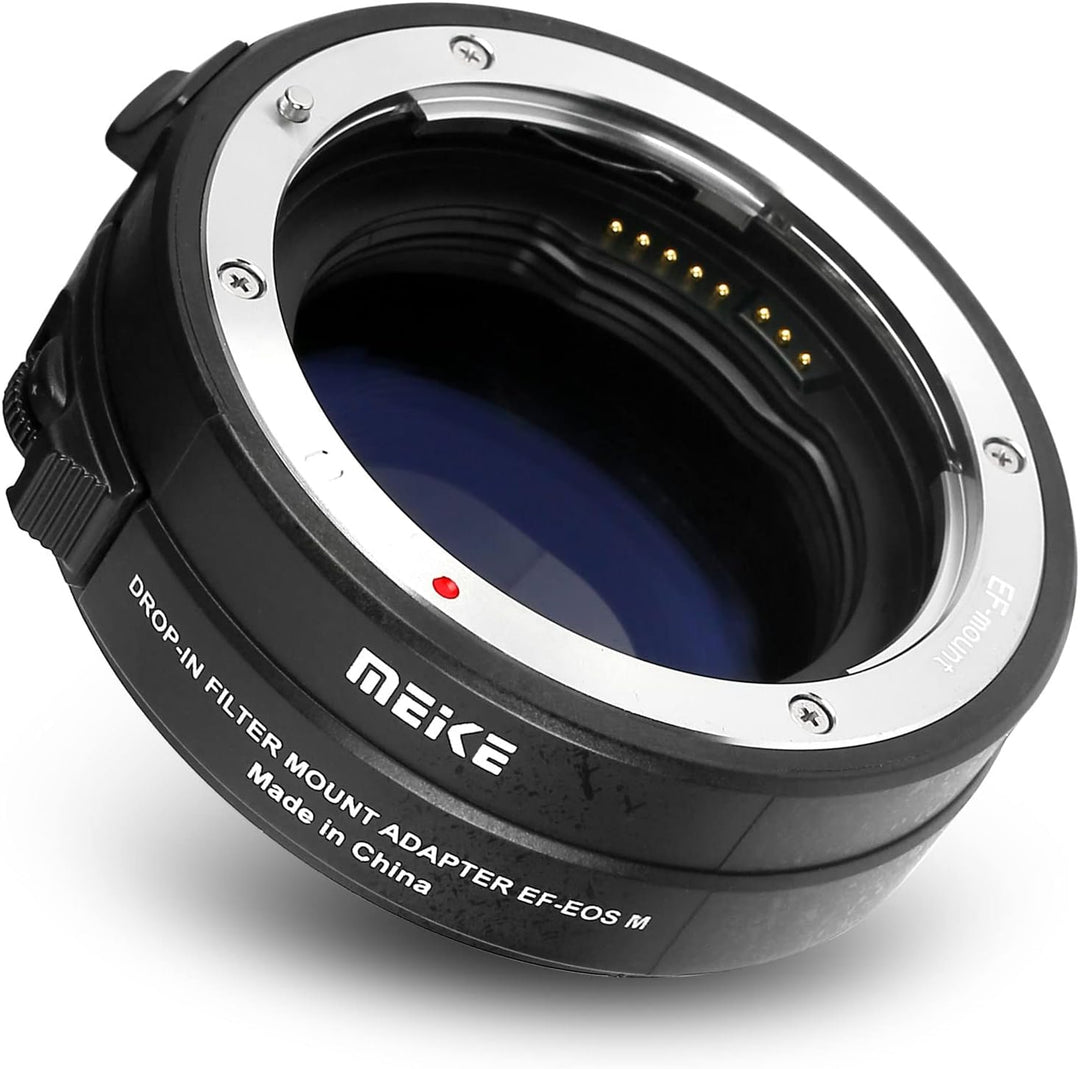 Meike MK-EFTM-C Metal Auto-Focus Mount Lens Adapter with Drop-in Filters Variable ND and UV Filters