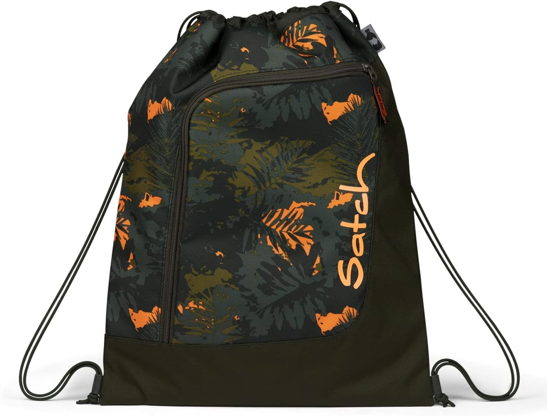 Satch Match Schulrucksack Set 3tlg. inkl. Schlamperbox u. Sportbeutel Jurassic Jungle, Jurassic Jung