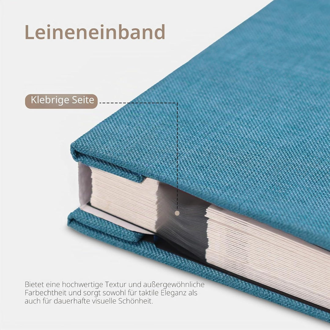 Vienrose Fotoalbum, selbstklebend, 10,2 x 15,2 cm, 12,7 x 17,8 cm, 21,6 x 27,9 cm, Scrapbook mit Met