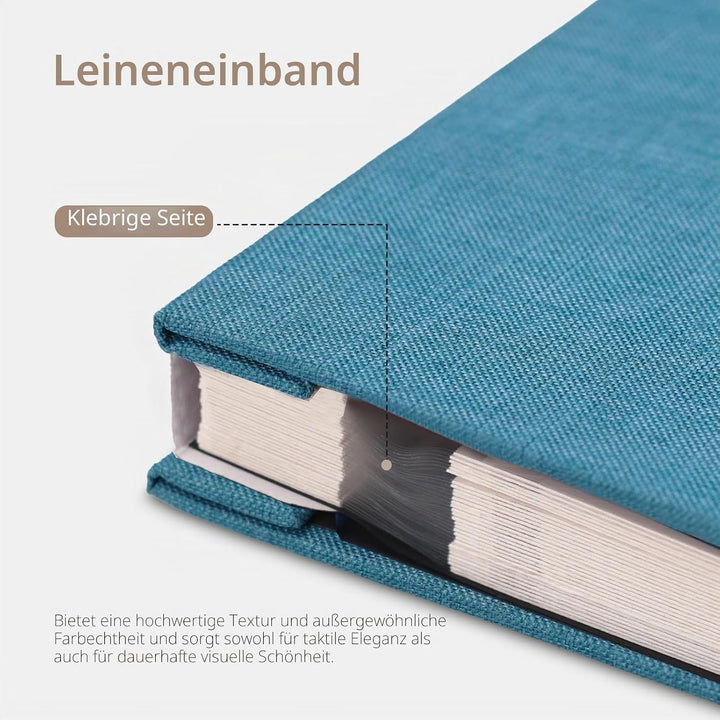 Vienrose Fotoalbum, selbstklebend, 10,2 x 15,2 cm, 12,7 x 17,8 cm, 21,6 x 27,9 cm, Scrapbook mit Met