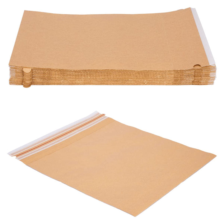 verpacking Versandbeutel aus Kraftpapier 120 g/m² wiederverschliessbar 42 x 44 cm Versandtasche Ware