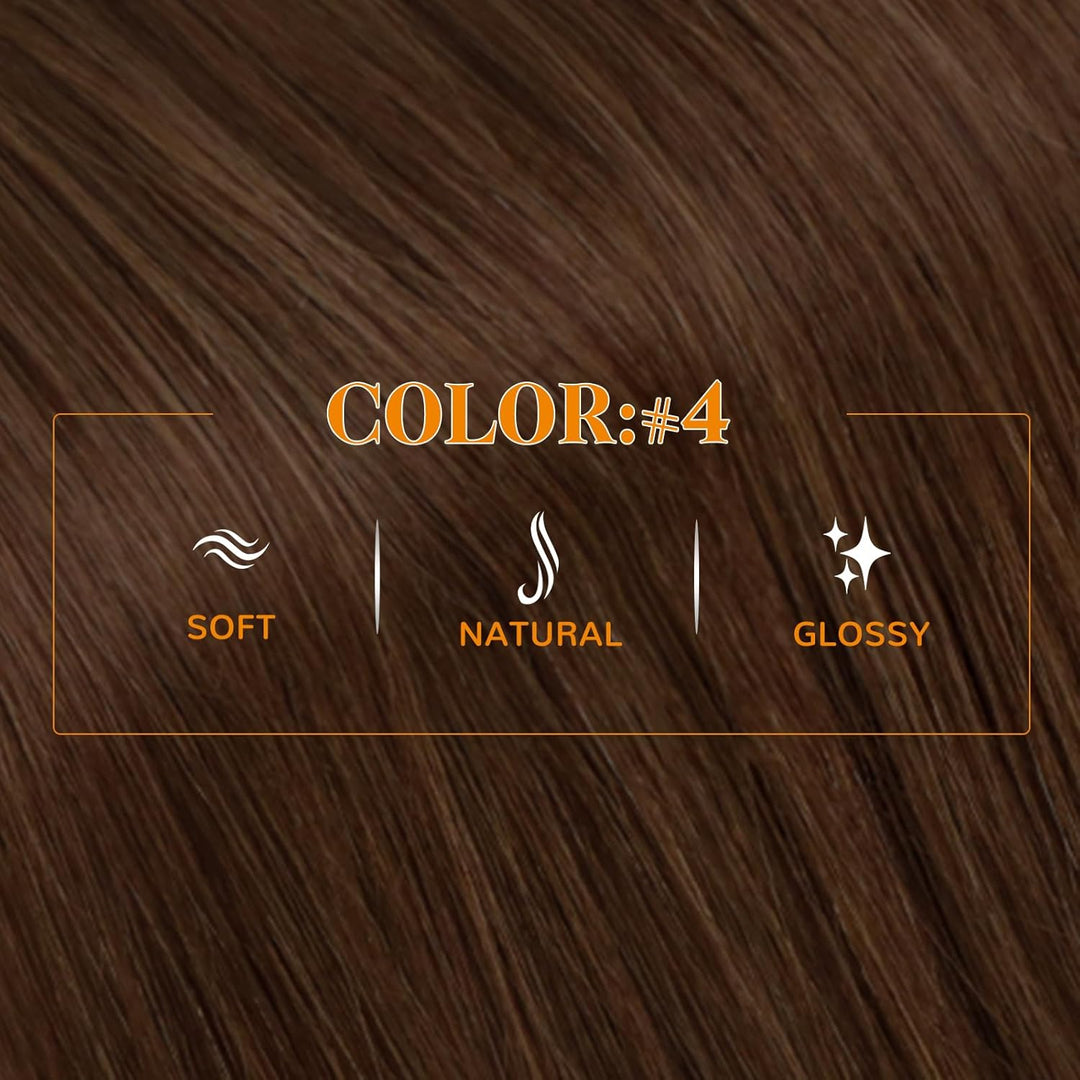 Easyouth Zopf Echthaar Extensions Braun Zopf Haarverlangerung Remy Echthaar Ponytail Extensions Dunk