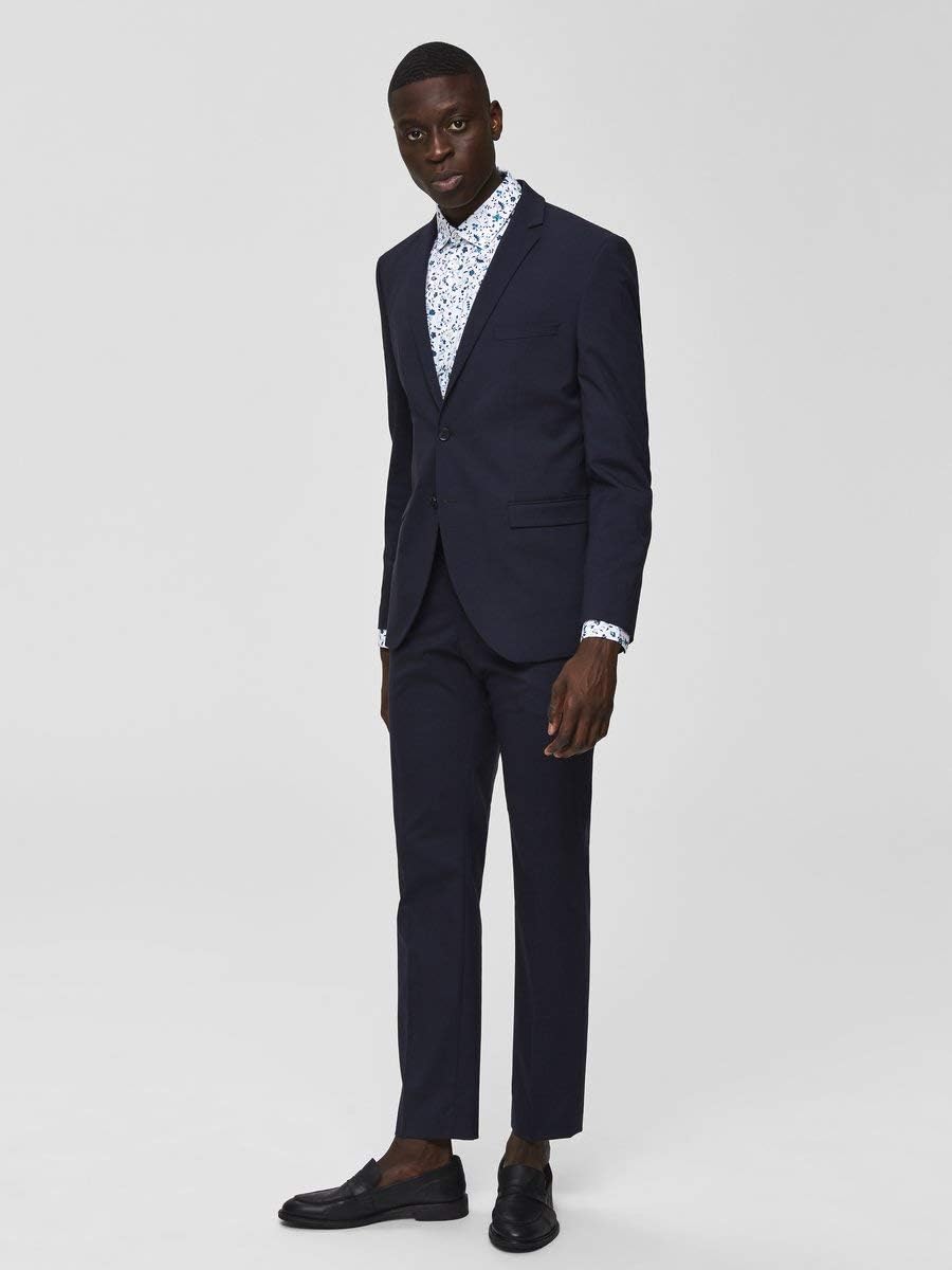 SELECTED HOMME Herren Slhslim-mylologan Navy Trouser B Noos Anzughose 44 Navy Blazer, 44 Navy Blazer