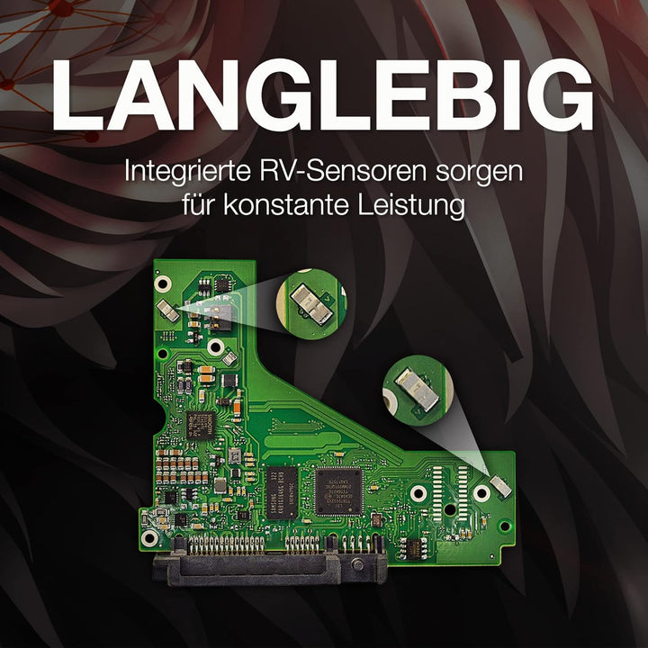 Seagate IronWolf, NAS interne Festplatte 1TB HDD, 3.5 Zoll, 5900 U/Min, CMR, 64 MB Cache, SATA 6GB/s