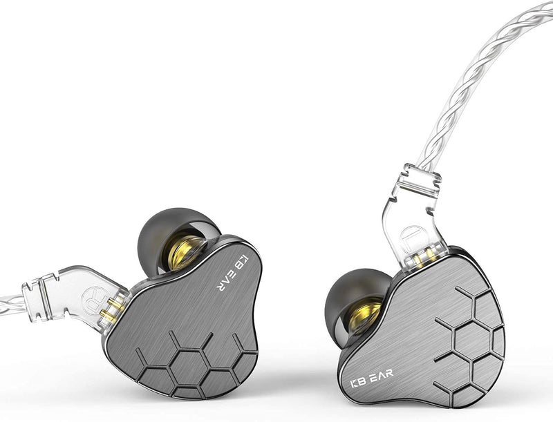 KINBOOFI KBEAR Lark In-Ear-Kopfhörer, Metallgehäuse & PC-Hohlraum 1DD 1BA Hybrid-Treiber In-Ear-Moni