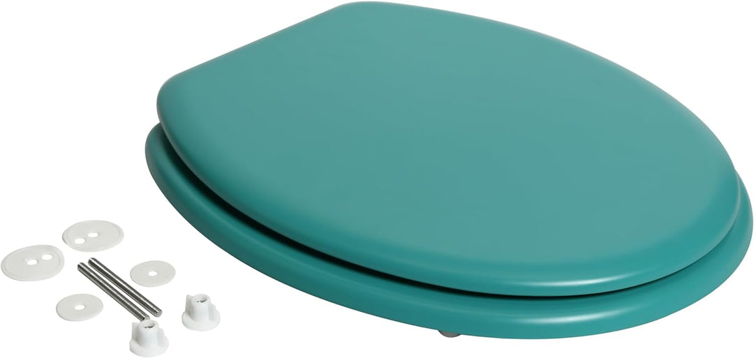 SENSEA - Toilettendeckel POP - Oval - Max 150 kg - MDF FSC - Türkisgrün - Toilettendeckel - Klodecke